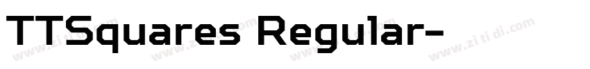 TTSquares Regular字体转换
